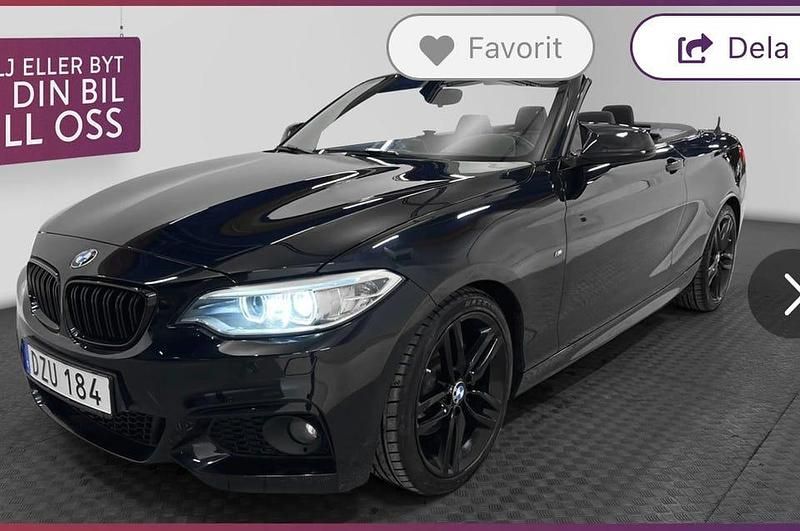 Begagnad BMW 220 184 HK (135 kW) 2015 Cab