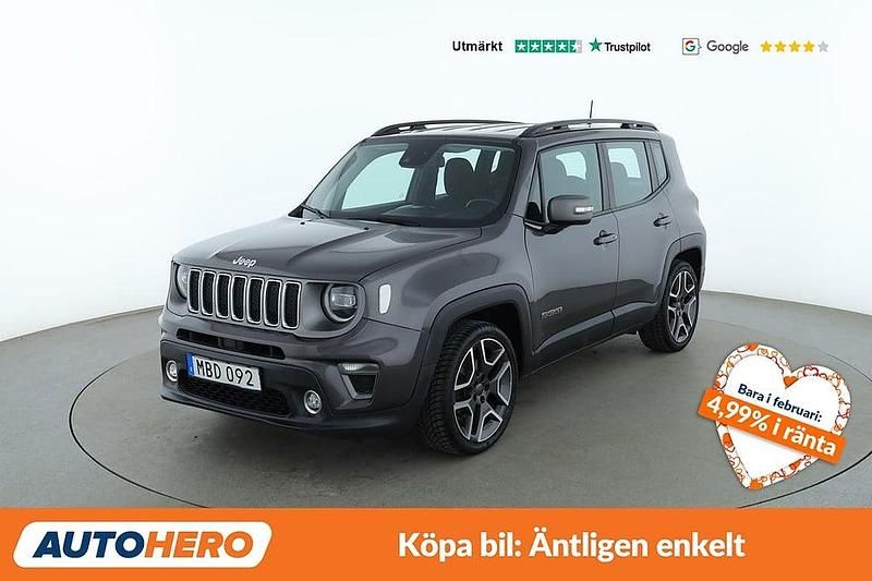Grå Begagnad 2018 Jeep Renegade SUV | 110 000 kr (Dyr) - Bild 1/4