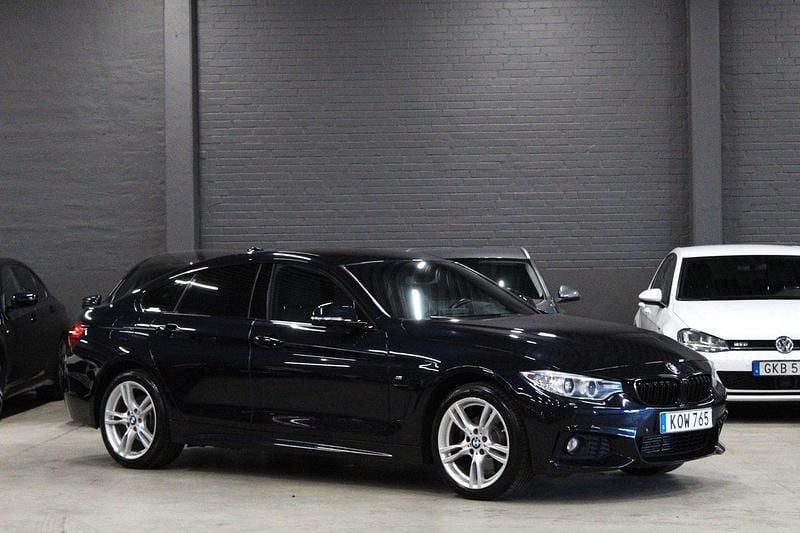 Svart (svart metallic) Begagnad 2015 BMW 420 Gran Coupé M Sport Sportkupé | 209 900 kr (Marknadspris) - Bild 1/4