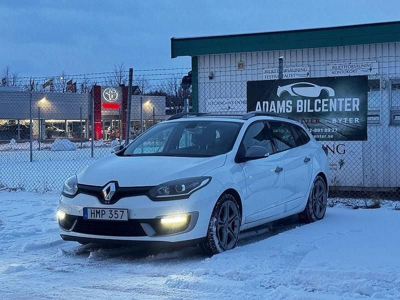 Begagnad Renault Mégane GrandTour GT 220 HK (161 kW) 2014 Vit Kombi
