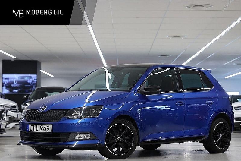 Blå Begagnad 2015 Skoda Fabia Monte Carlo Halvkombi | 89 900 kr (Lite dyr) - Bild 1/3