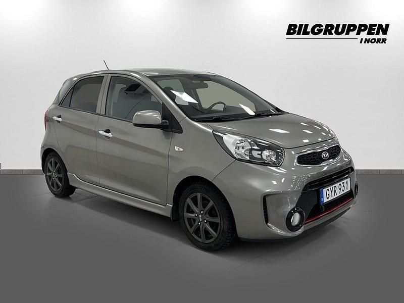 Begagnad Kia Picanto 67 HK (49 kW) 2015 Grå Halvkombi