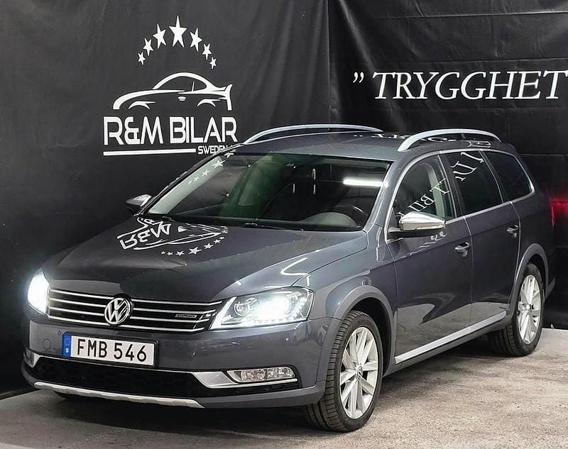 Grå Begagnad 2014 VW Passat Kombi | 94 800 kr (Bra pris) - Bild 1/4
