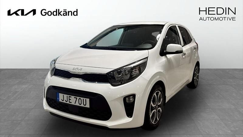 Vit (white) Begagnad 2022 Kia Picanto Advance Halvkombi | 134 900 kr (Marknadspris) - Bild 1/4