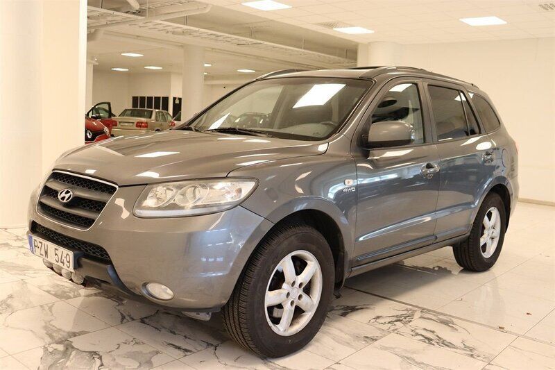 Silver Begagnad 2008 Hyundai Santa Fe SUV | 65 000 kr (Marknadspris) - Bild 1/4
