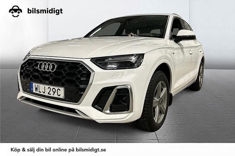 Vit Begagnad 2021 Audi Q5 S-Line SUV | 388 900 kr (Marknadspris) - Bild 1/3