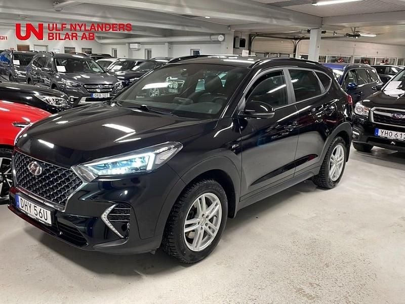 Phantom black pearl Begagnad 2019 Hyundai Tucson N Line SUV | 249 000 kr (Marknadspris) - Bild 1/4