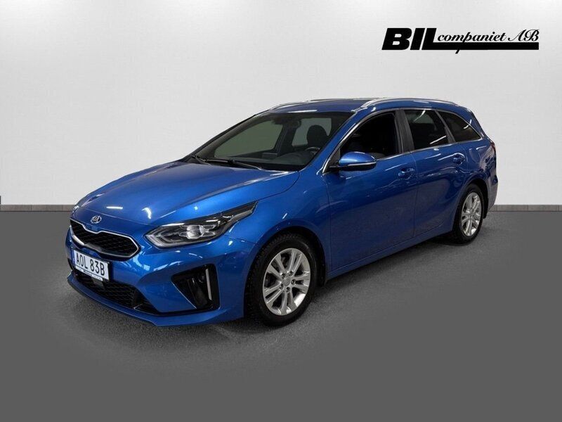 Blå Begagnad 2019 Kia Ceed Sportswagon GT-Line Kombi | 209 000 kr (Lite dyr) - Bild 1/4