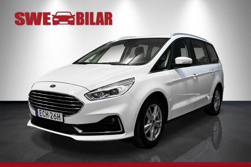Vit Begagnad 2020 Ford Galaxy S Minibuss | 284 900 kr - Bild 1/4