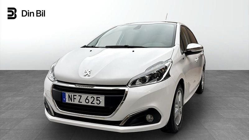 Vit Begagnad 2016 Peugeot 208 Halvkombi | 79 000 kr (Bra pris) - Bild 1/4