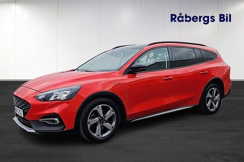 Röd Begagnad 2019 Ford Focus Active Kombi | 189 800 kr (Lite dyr) - Bild 1/4