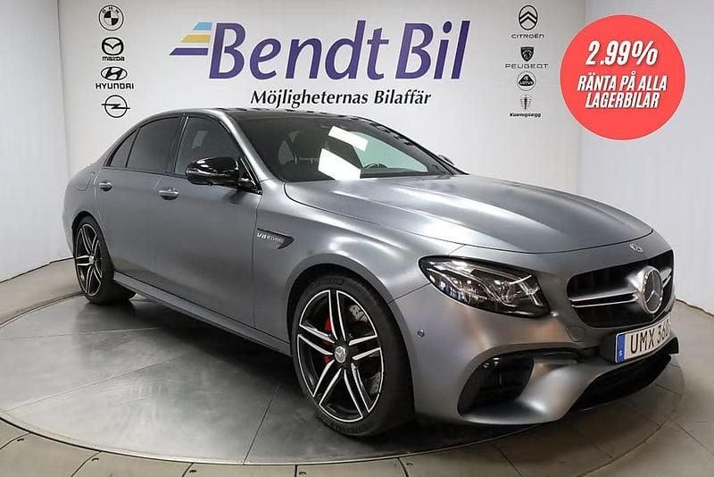 Begagnad Mercedes E63S AMG AMG 612 HK (450 kW) 2018 Grå Sedan