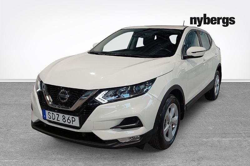 Vit Begagnad 2019 Nissan Qashqai SUV | 195 000 kr (Marknadspris) - Bild 1/4