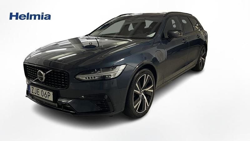 Mörkblå (blå) Begagnad 2022 Volvo V90 Ultimate Kombi | 419 000 kr (Bra pris) - Bild 1/4