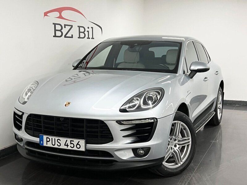 Silver Begagnad 2016 Porsche Macan S SUV | 269 900 kr (Superpris) - Bild 1/4