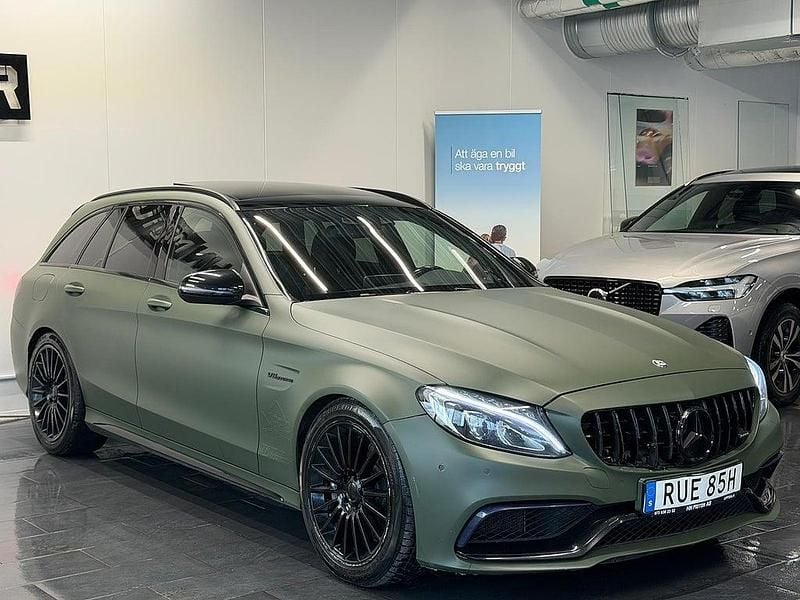 Begagnad Mercedes C63 AMG AMG 476 HK (350 kW) 2016 Mörkgrön Kombi