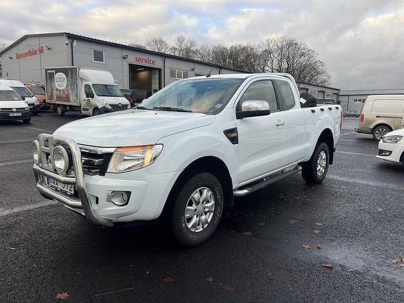 Vit Begagnad 2013 Ford Ranger XLT Pickup | 145 000 kr (Marknadspris) - Bild 1/4