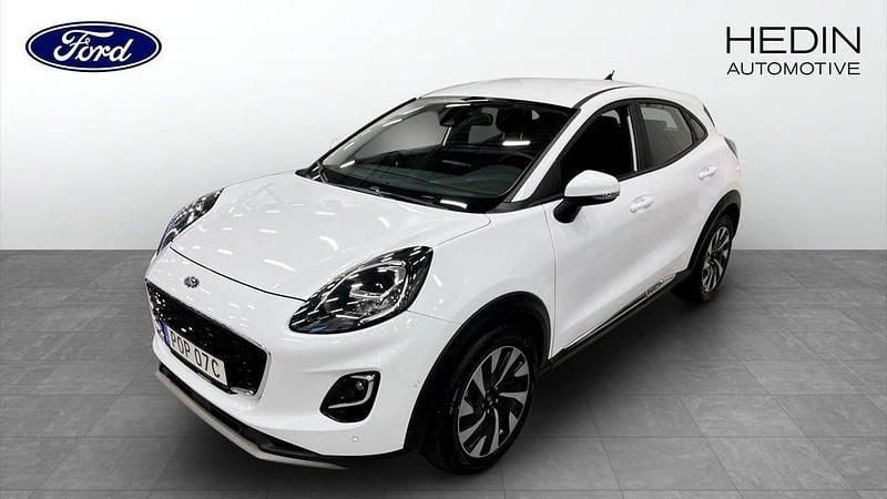 Vit Begagnad 2024 Ford Puma Titanium Halvkombi | 214 900 kr (Bra pris) - Bild 1/4