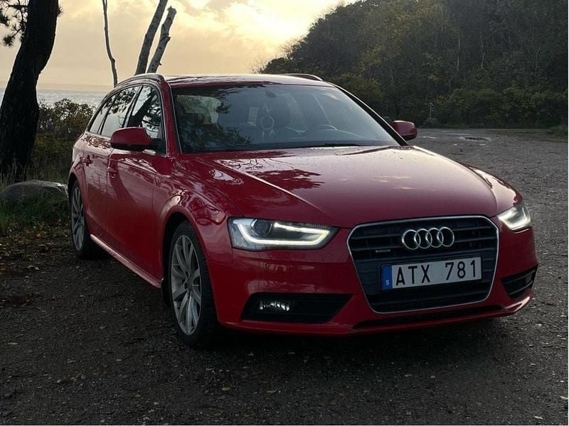 Röd Begagnad 2013 Audi A4 Kombi | 120 000 kr (Marknadspris) - Bild 1/4