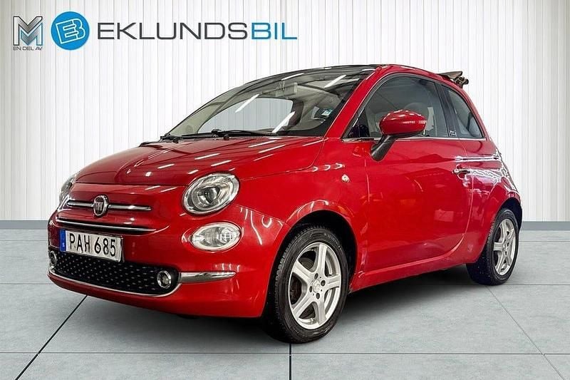 Röd Begagnad 2016 Fiat 500C Lounge Cab | 59 900 kr (Bra pris) - Bild 1/4