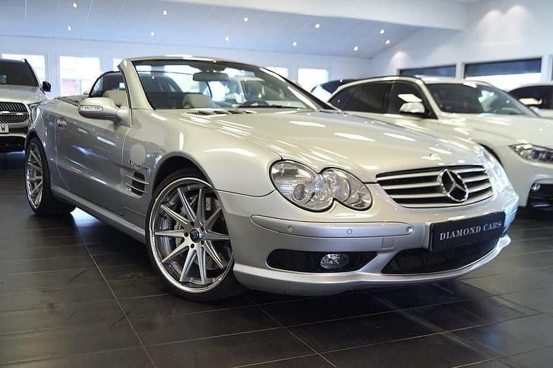 Silver Begagnad 2002 Mercedes SL55 AMG AMG Cab | 434 900 kr - Bild 1/4