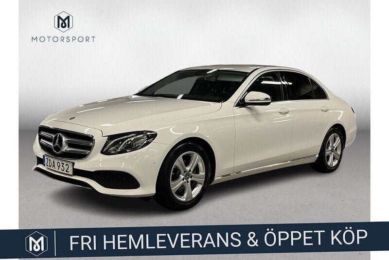 Vit Begagnad 2017 Mercedes E200 Avantgarde Sedan | 279 900 kr (Marknadspris) - Bild 1/4