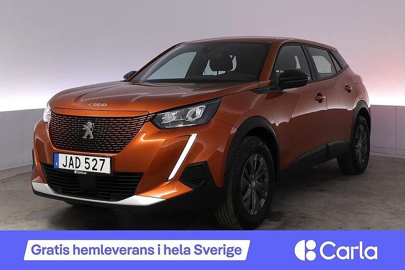 Orange Begagnad 2022 Peugeot 2008 Active SUV | 184 990 kr - Bild 1/3