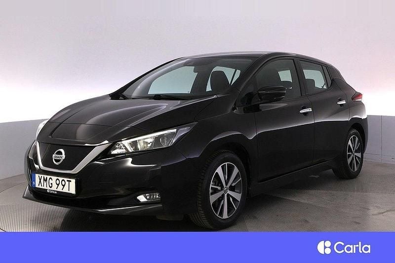 Svart Begagnad 2021 Nissan Leaf Acenta Halvkombi | 172 900 kr (Marknadspris) - Bild 1/4