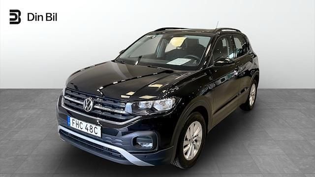Svart Begagnad 2021 VW T-Cross Comfortline SUV | 184 000 kr (Marknadspris) - Bild 1/4