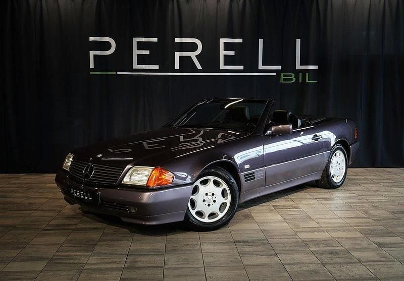 Lila Begagnad 1992 Mercedes SL300 Cab | 209 900 kr - Bild 1/4