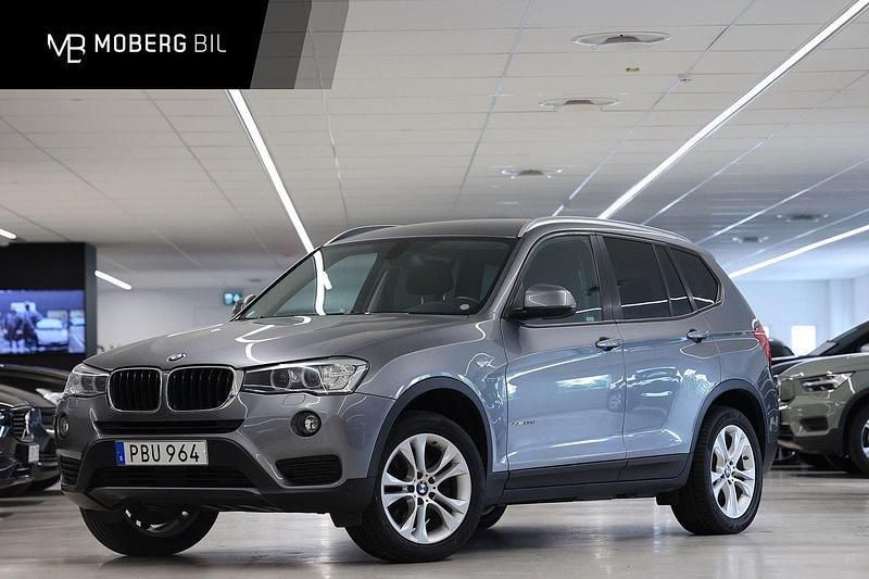 Grå Begagnad 2017 BMW X3 Sport Line SUV | 229 900 kr (Bra pris) - Bild 1/3