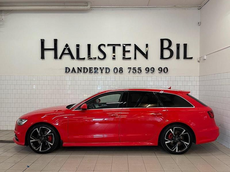 Röd Begagnad 2016 Audi A6 S-Line Kombi | 179 000 kr (Marknadspris) - Bild 1/4