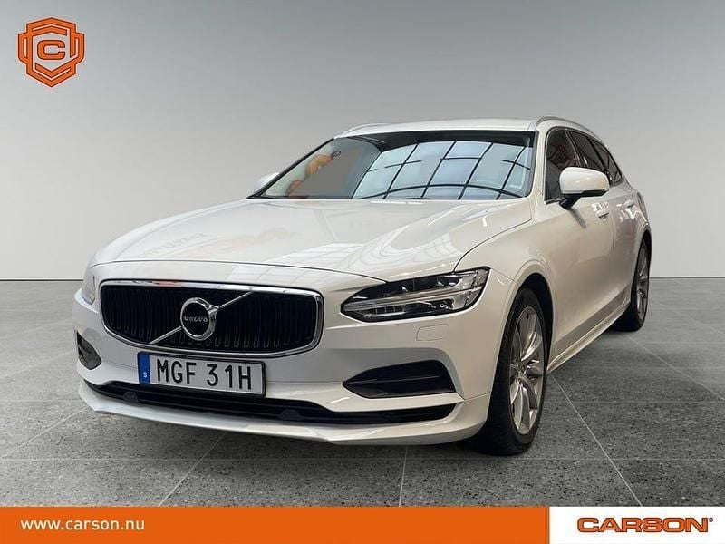 Vit Begagnad 2020 Volvo V90 Momentum Kombi | 234 900 kr (Marknadspris) - Bild 1/3