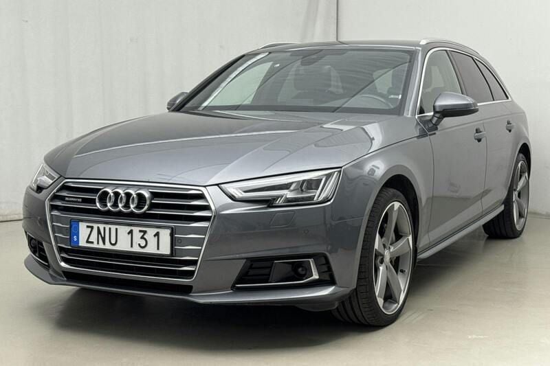 Grå Begagnad 2018 Audi A4 Sport Sedan | 234 900 kr (Marknadspris) - Bild 1/4