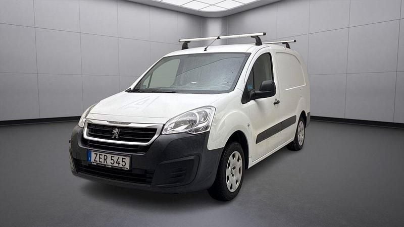 Vit Begagnad 2018 Peugeot Partner S Van | 79 900 kr (Bra pris) - Bild 1/4