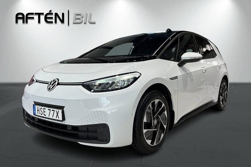 Vit Begagnad 2023 VW ID.3 Pro Performance Halvkombi | 269 500 kr (Marknadspris) - Bild 1/3