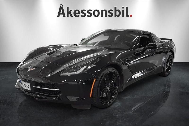 Svart Begagnad 2014 Chevrolet Corvette C7 Sportkupé | 739 000 kr - Bild 1/4
