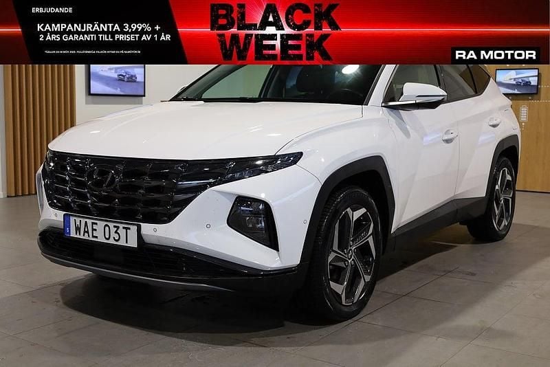 Vit Begagnad 2022 Hyundai Tucson Advanced SUV | 329 900 kr (Marknadspris) - Bild 1/3