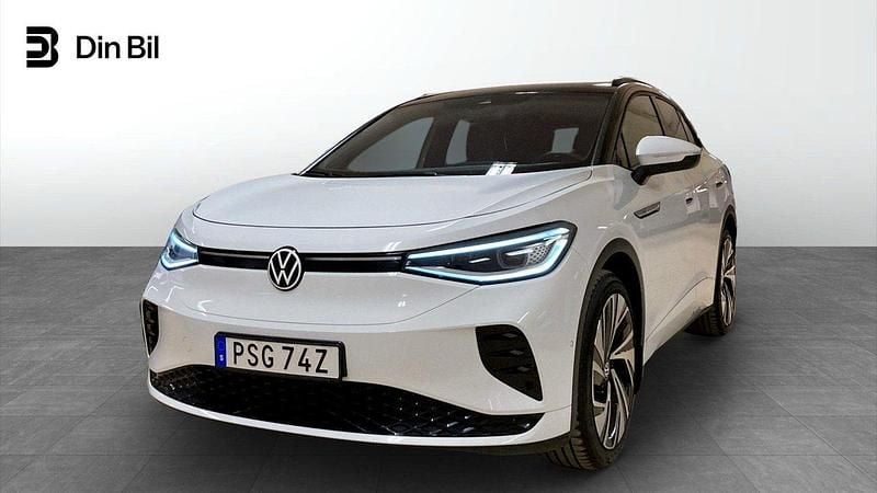 Vit Begagnad 2022 VW ID.4 GTX SUV | 359 900 kr (Superpris) - Bild 1/4