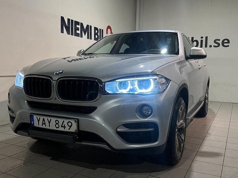 Begagnad BMW X6 258 HK (189 kW) 2015 Silver (silver metallic) SUV