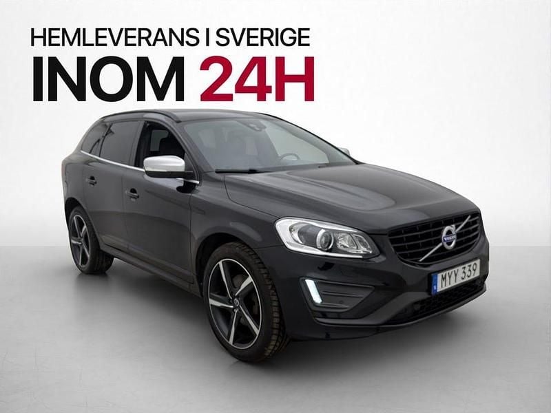 Begagnad Volvo XC60 R-Design 190 HK (139 kW) 2016 Svart SUV