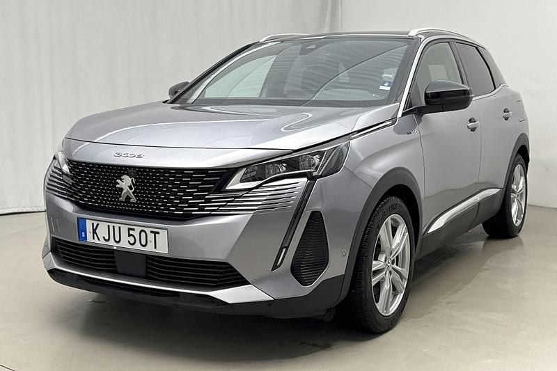 Grå Begagnad 2021 Peugeot 3008 Business-Line | 264 800 kr (Marknadspris) - Bild 1/4