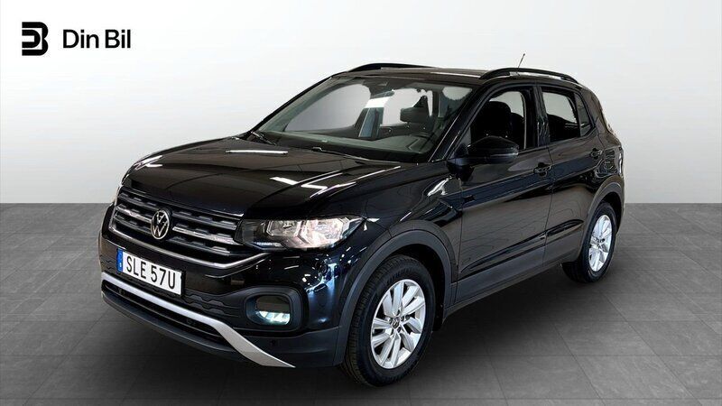 Svart Begagnad 2022 VW T-Cross Comfortline SUV | 189 800 kr (Marknadspris) - Bild 1/4