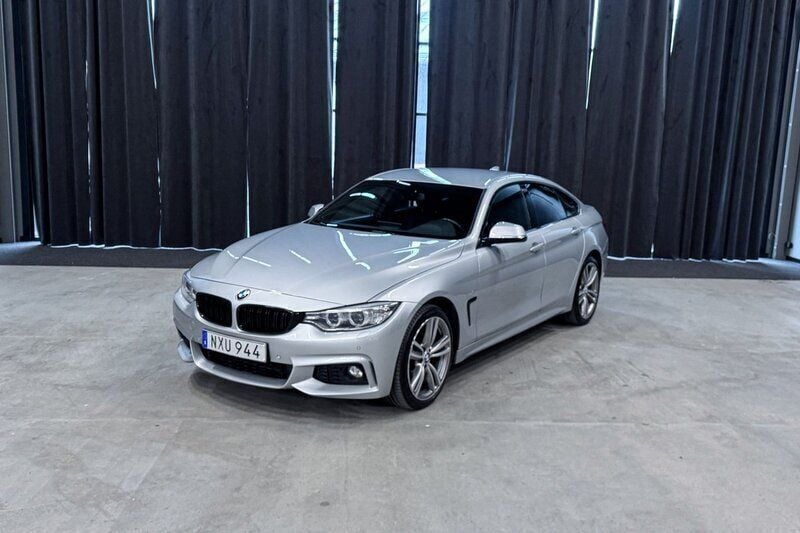 Silver Begagnad 2016 BMW 430 Gran Coupé M Sport Sportkupé | 209 900 kr (Bra pris) - Bild 1/4