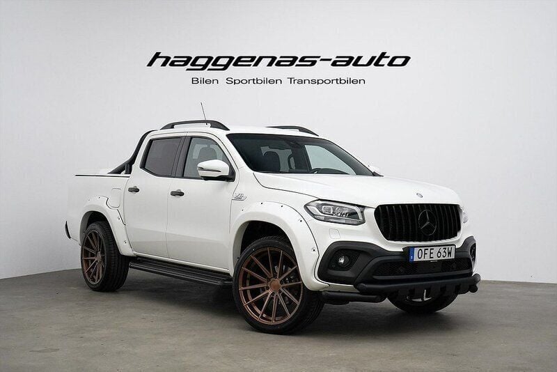 Vit Begagnad 2019 Mercedes X350 Pickup | 649 000 kr - Bild 1/4