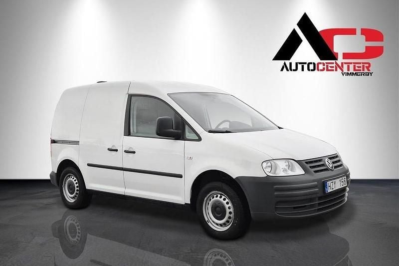 Vit Begagnad 2008 VW Caddy Minibuss | 49 900 kr (Marknadspris) - Bild 1/4
