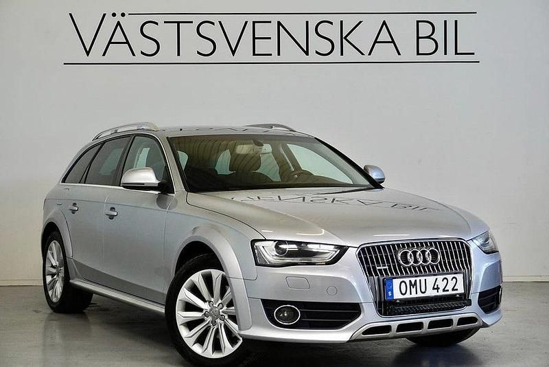 Silver Begagnad 2015 Audi A4 Allroad Sport Kombi | 129 000 kr (Marknadspris) - Bild 1/4
