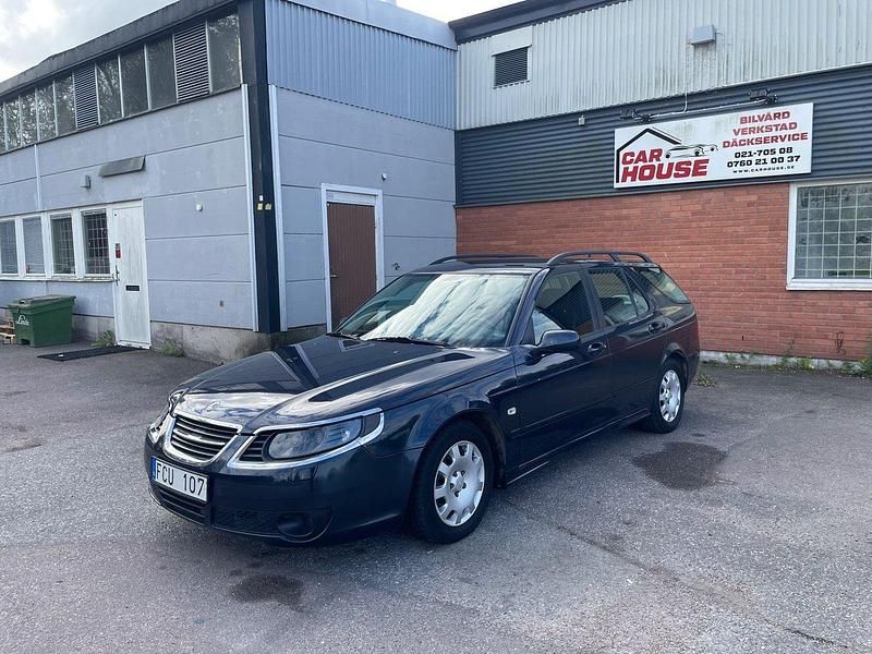 Blå Begagnad 2007 Saab 9-5 Linear Kombi | 67 900 kr (Dyr) - Bild 1/4