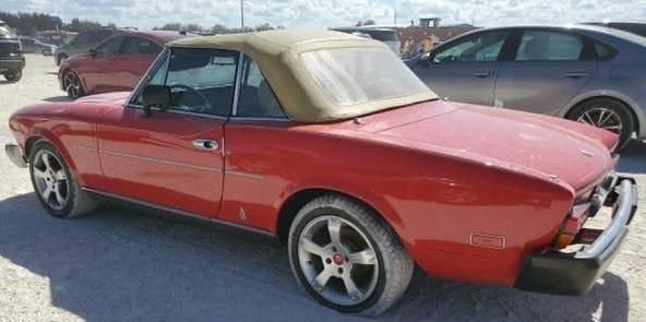 Begagnad Fiat 124 Spider 1979 Röd Cab