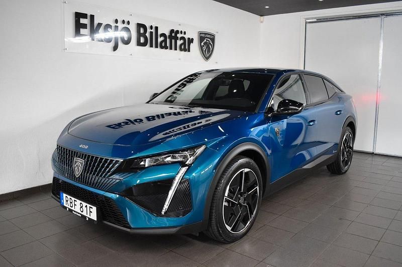 Blå Begagnad 2024 Peugeot 408 GT GT SUV | 319 500 kr (Marknadspris) - Bild 1/4